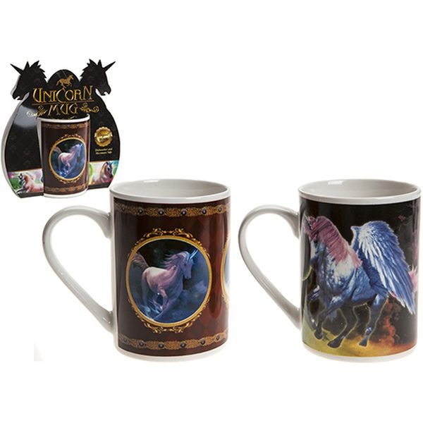 Unicorn Design StoneWare Mug With Wraparound Sleeve