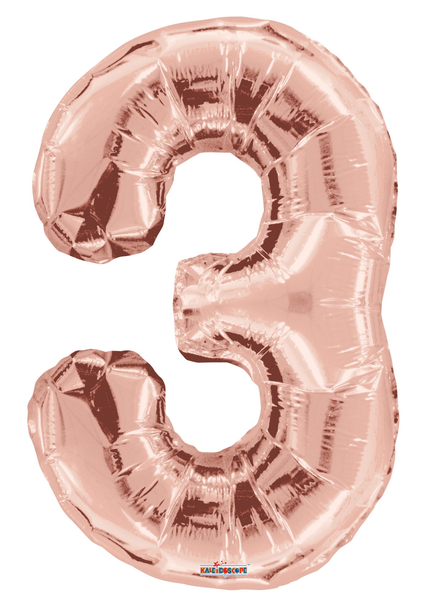 34" Number Balloon - 3 - Rose Gold