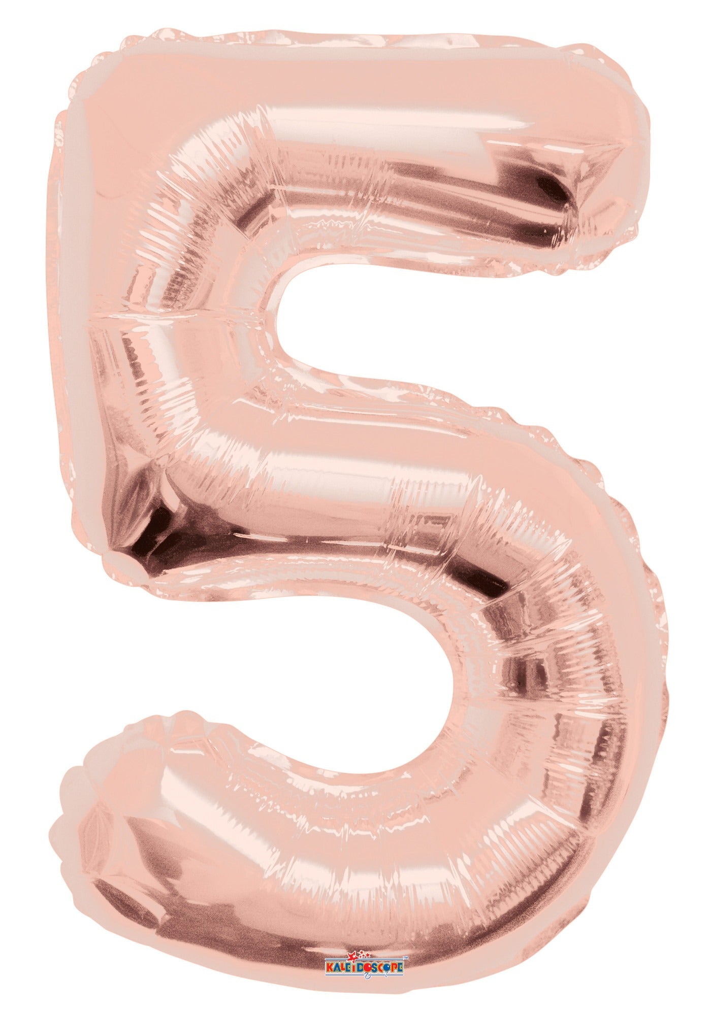 34" Number Balloon - 5 - Rose Gold