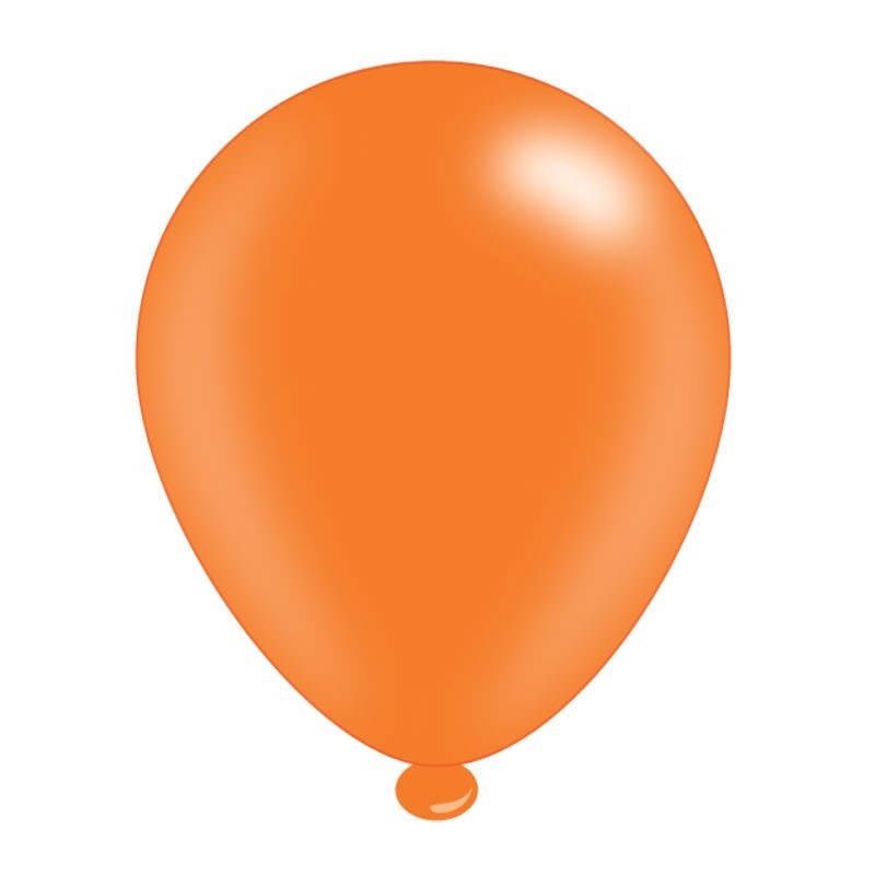 Orange Latex Balloons (6pks Of 8 Balloons)