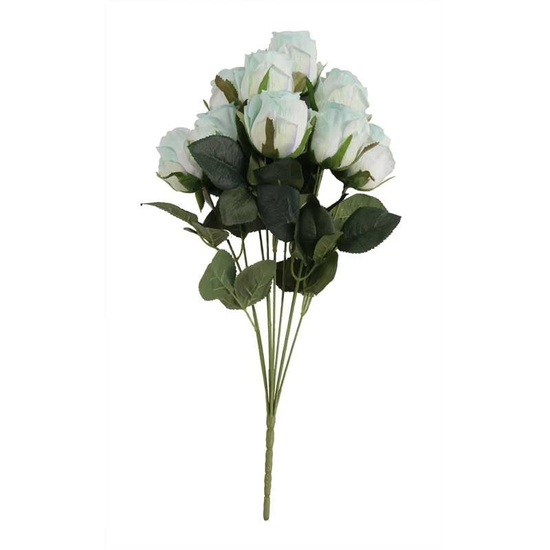 Camelot Rose Bud Light Blue (9 heads)