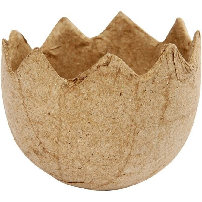 Paper Mache Eggshell