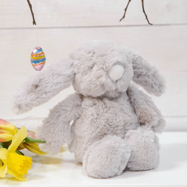 Bambino Grey Plush Rabbit Medium (18cm)