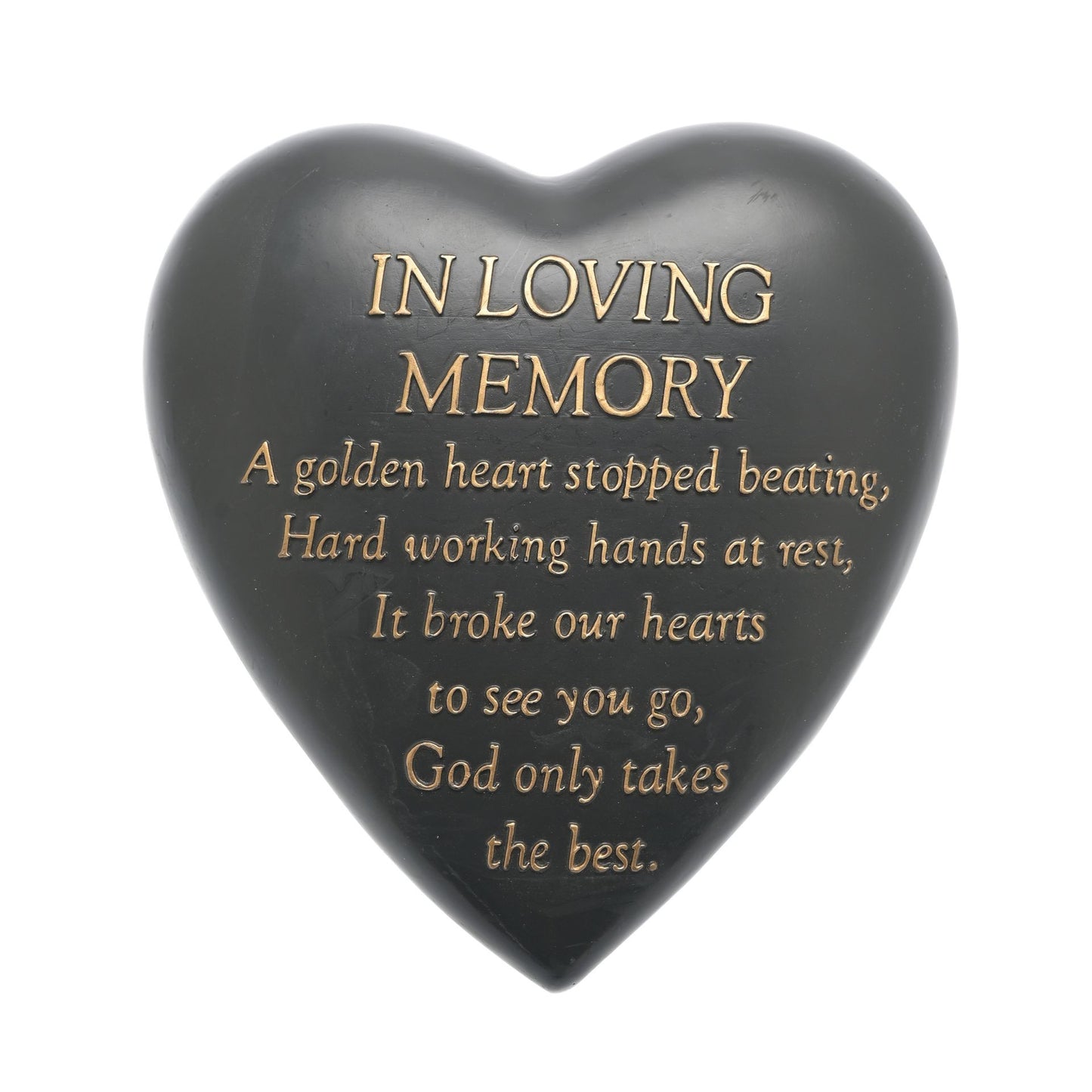 Graveside Heart Plaque - In Loving Memory