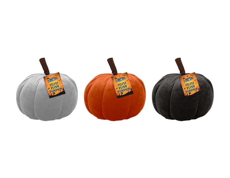 Velvet Plush Pumpkin (16cm)