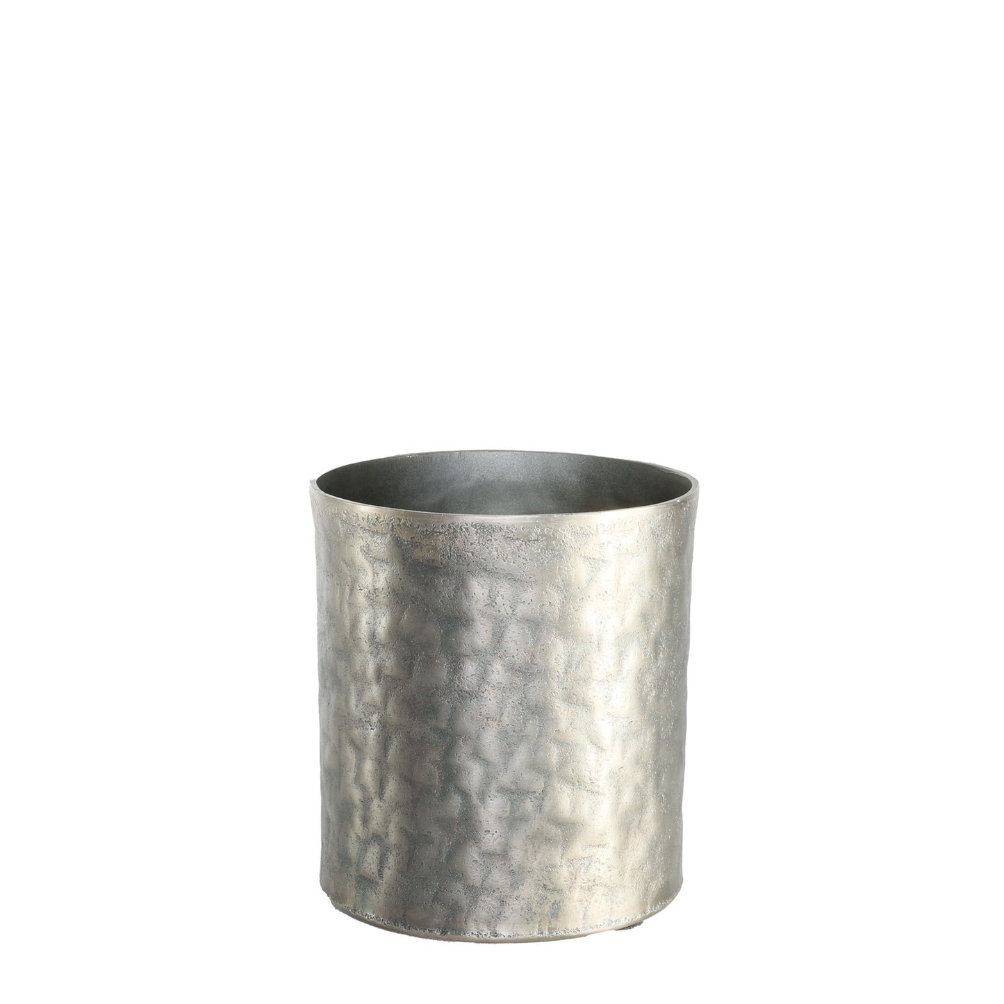 Apollo Cylinder Antique Silver Pot (17cm)