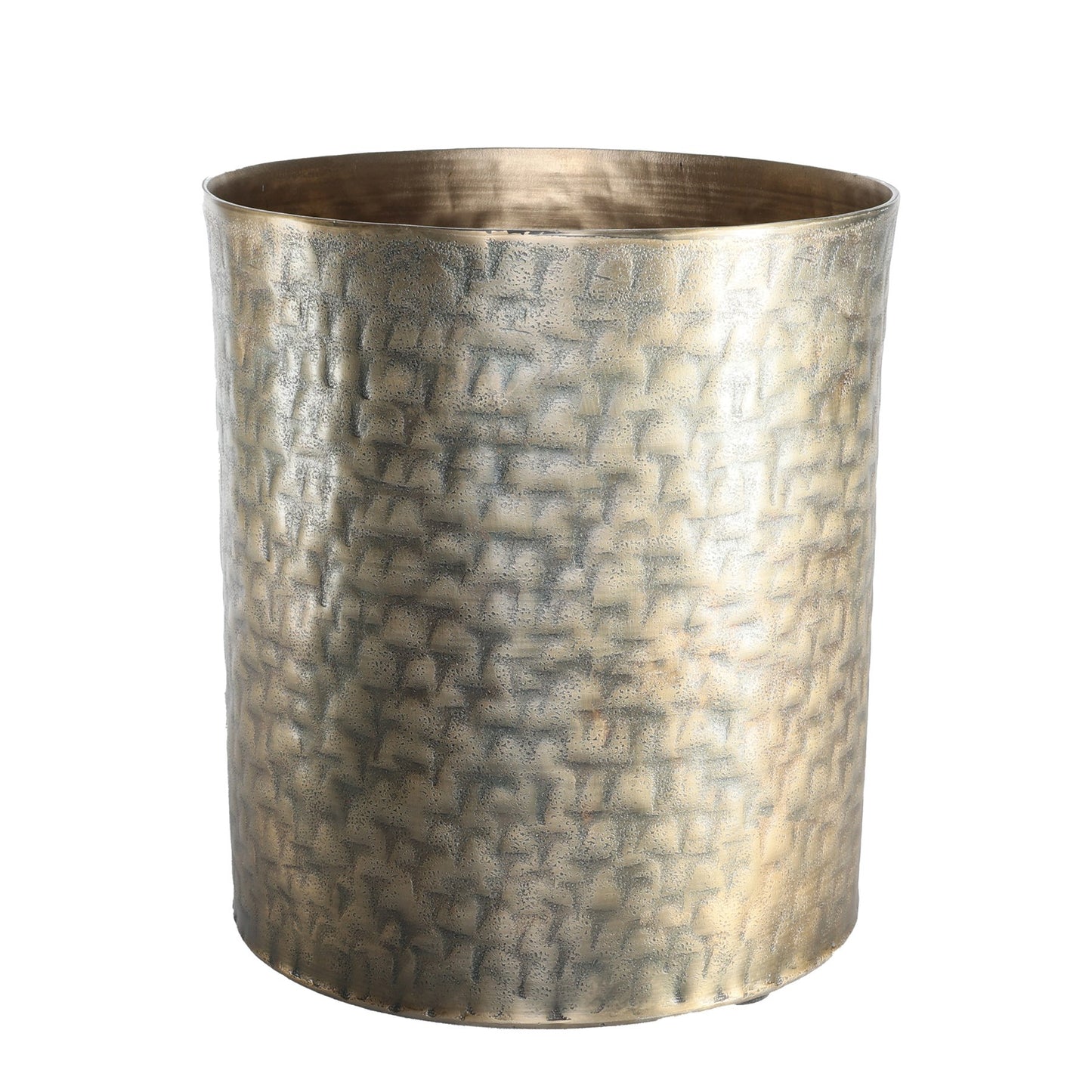 Apollo Cylinder Antique Gold Pot (28cm)