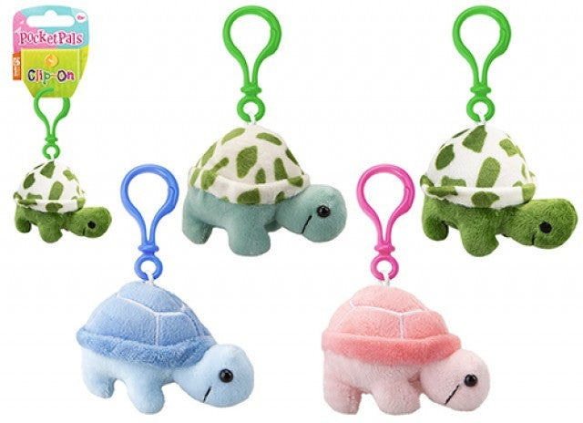Cute & Colourful Turtle Clip On (11cm)