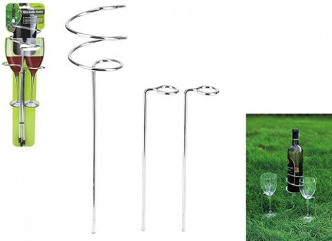 Summit Wine Bottle & 2 Wine Glass Holders