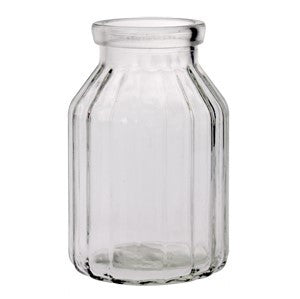 Clear Matilda Glass Bottle Vase (16.5cm)