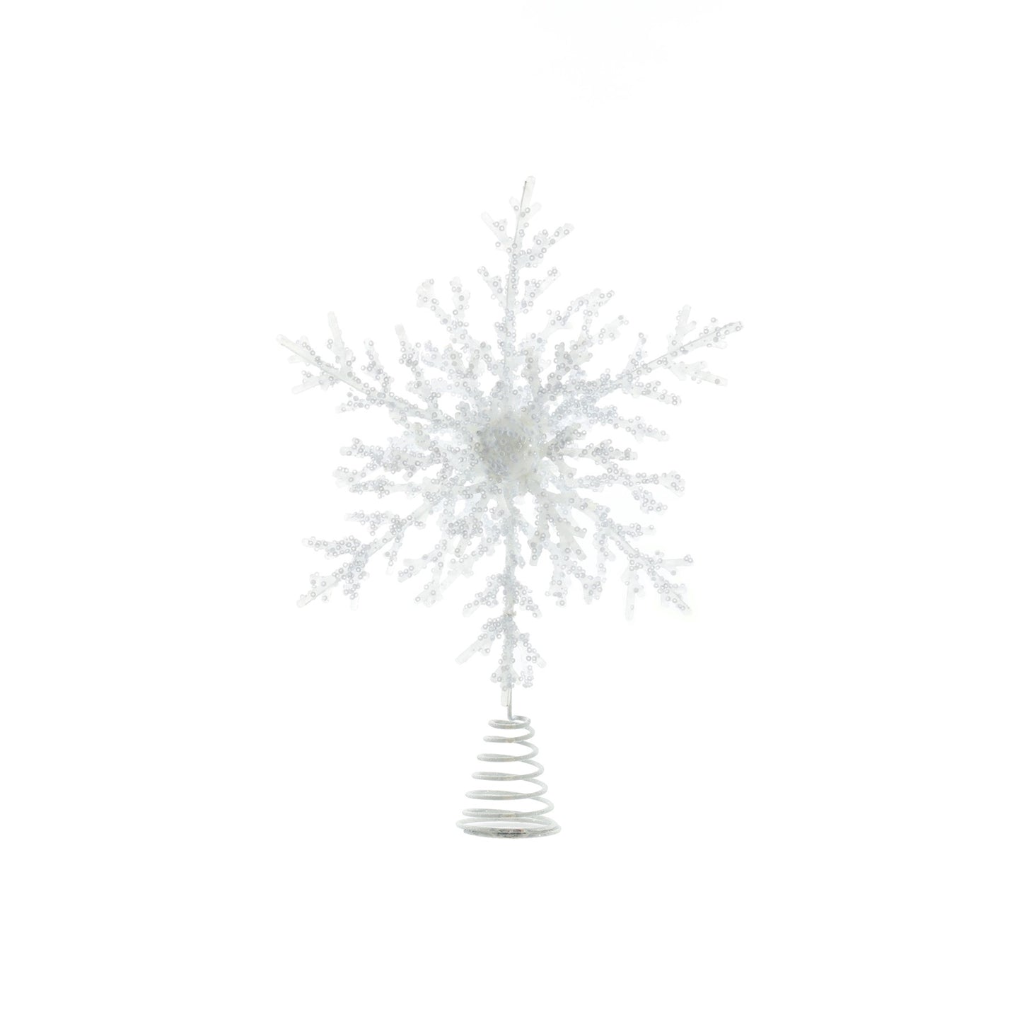 Snowflake Tree Topper - White (35cm)