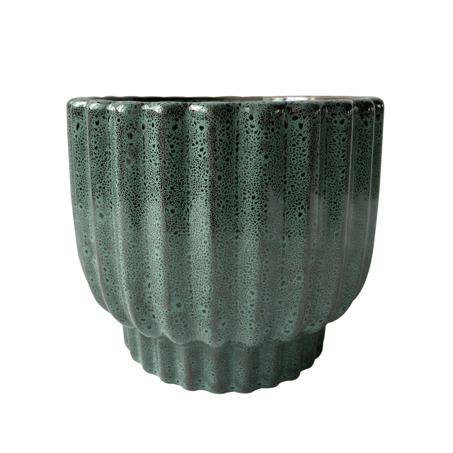 Hortus Olive Green Barcelos Pot (10cm H x 10.5cm Dia)