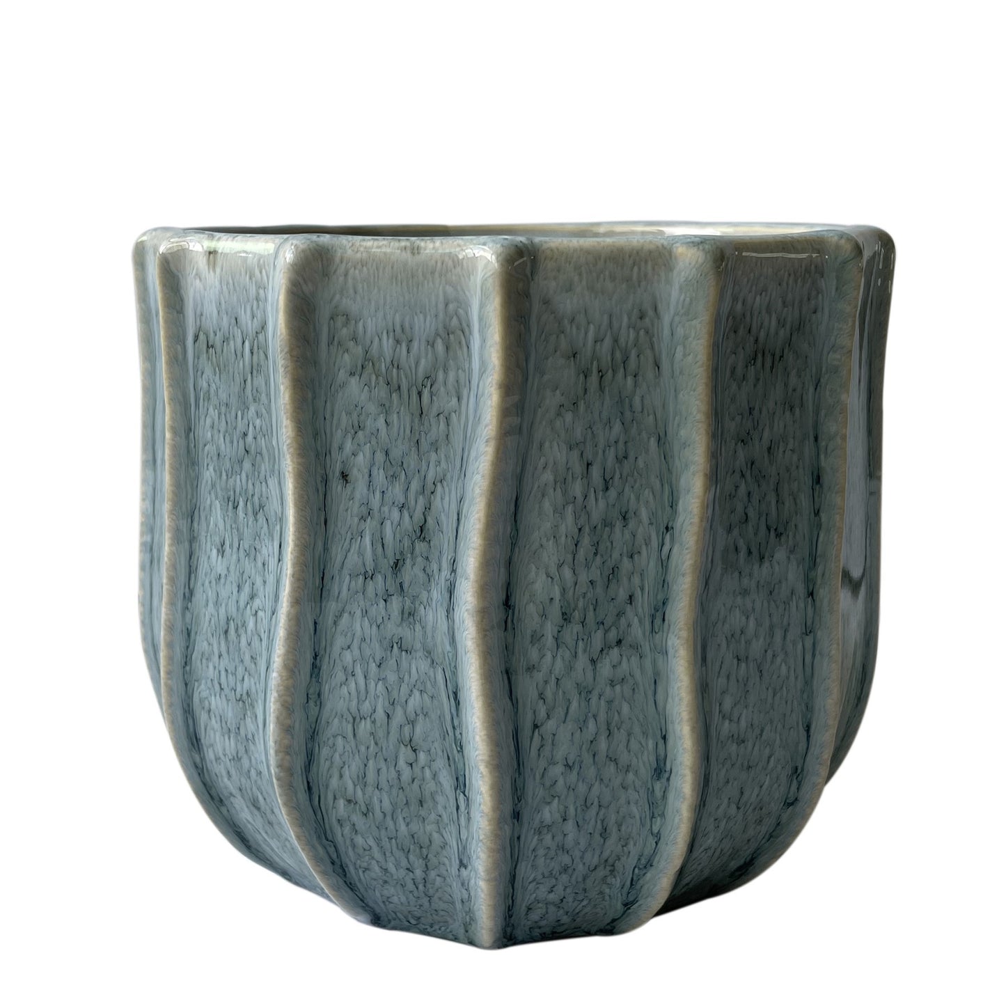 Blue/Grey Hortus Porto Pot (17.5x15cm)