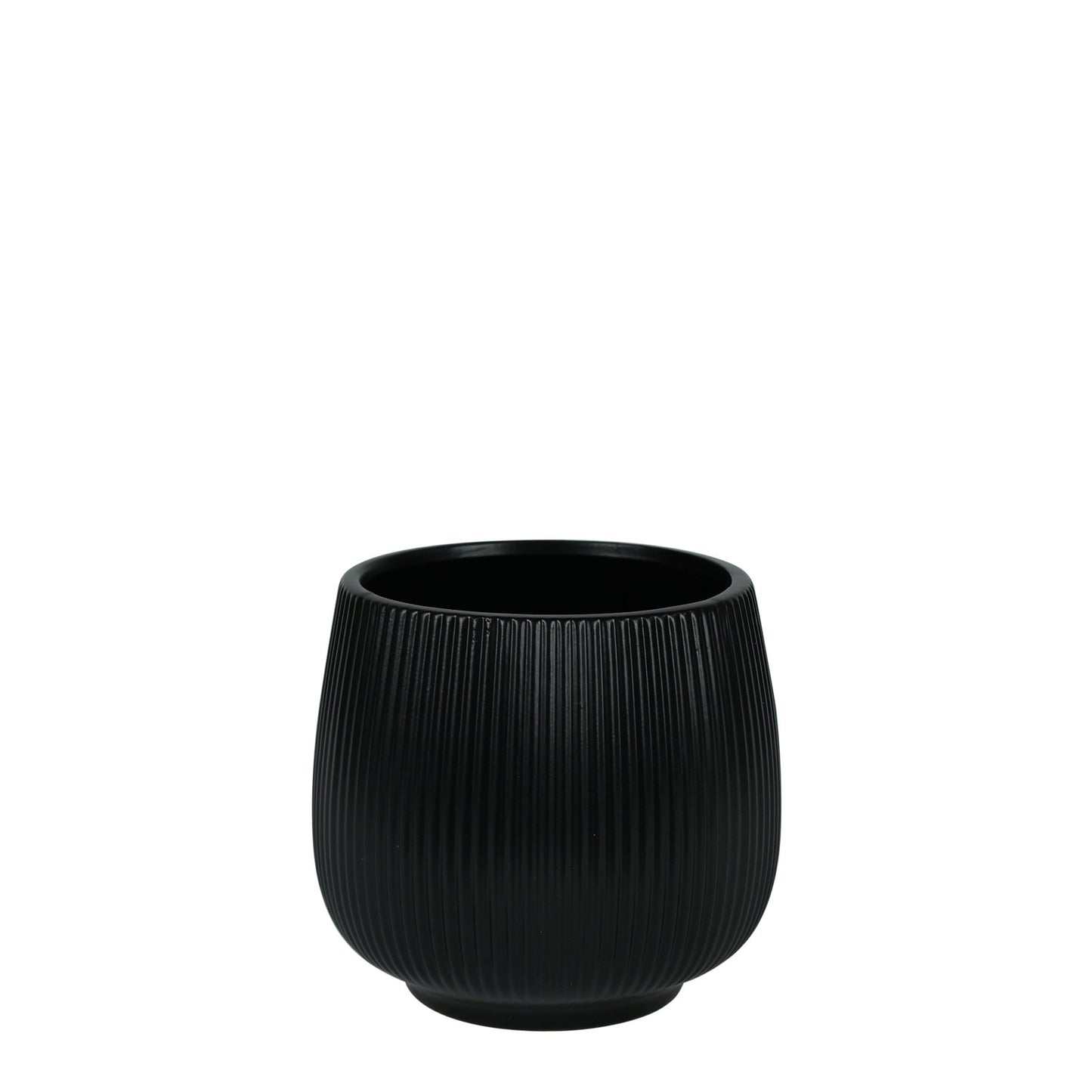 Matt Black Hortus Lisbon Pot (12.5x13cm)