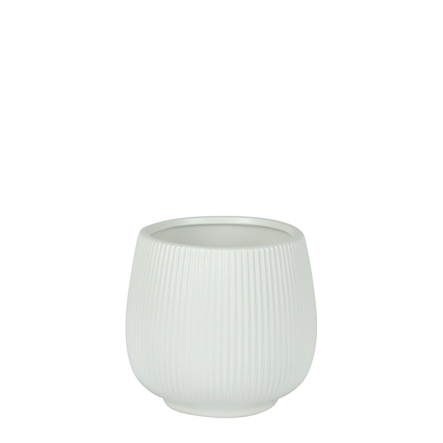 Matt White Hortus Lisbon Pot (12.5x13cm)