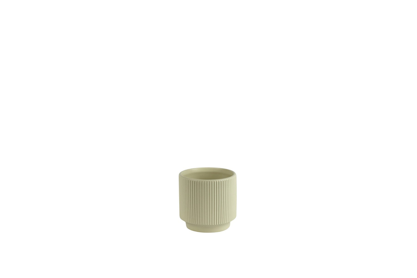 Matt Cream Hortus Tokyo Pot (13x12cm)
