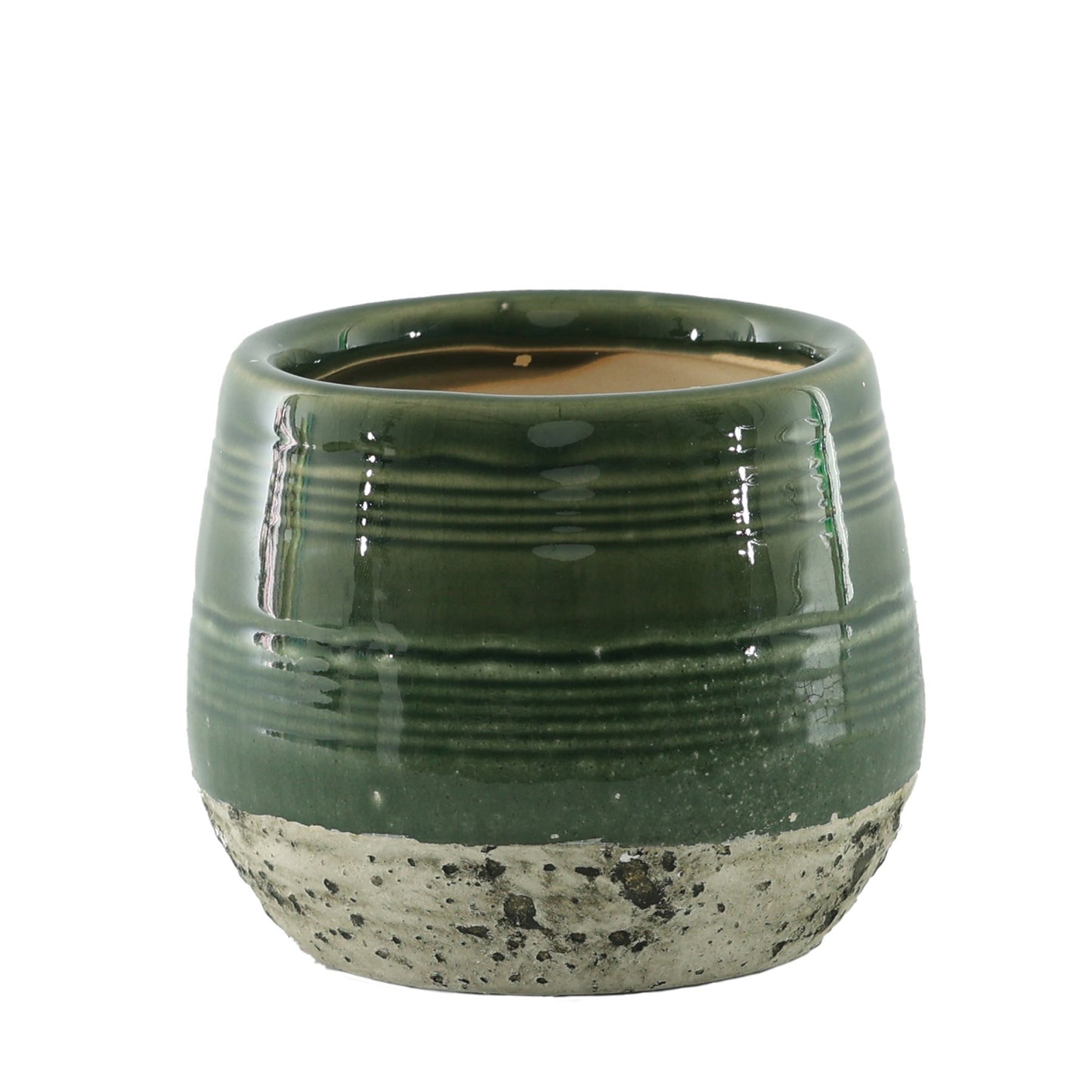 Green Hortus Sydney Reactive Glaze Pot (20.5x18.5cm)