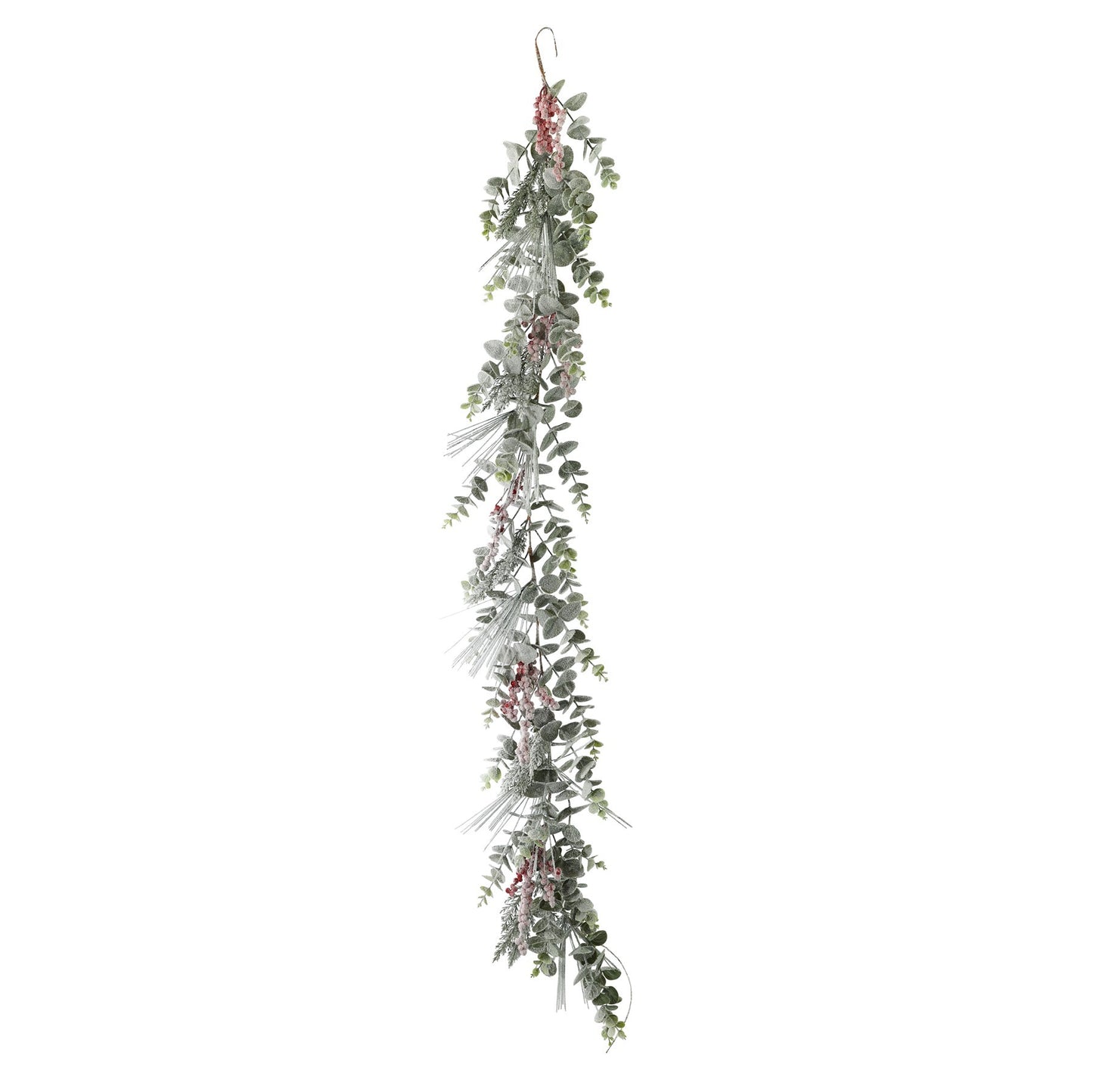 Snowy Eucalyptus & Berry Garland (183cm)