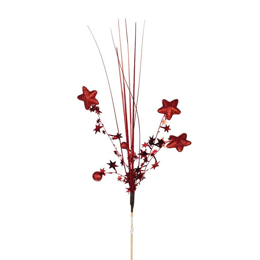 Red Christmas Spray Pick