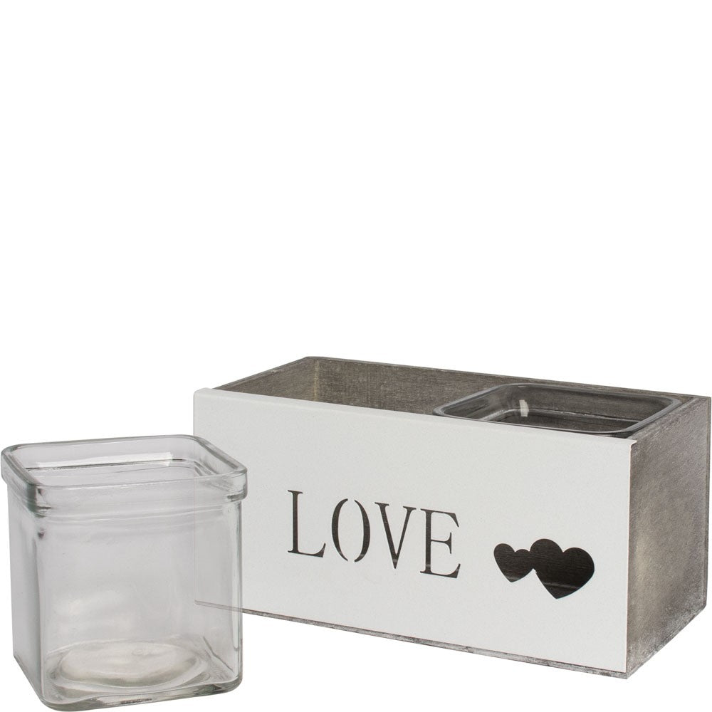 Love Me Do Vases & Display Box
