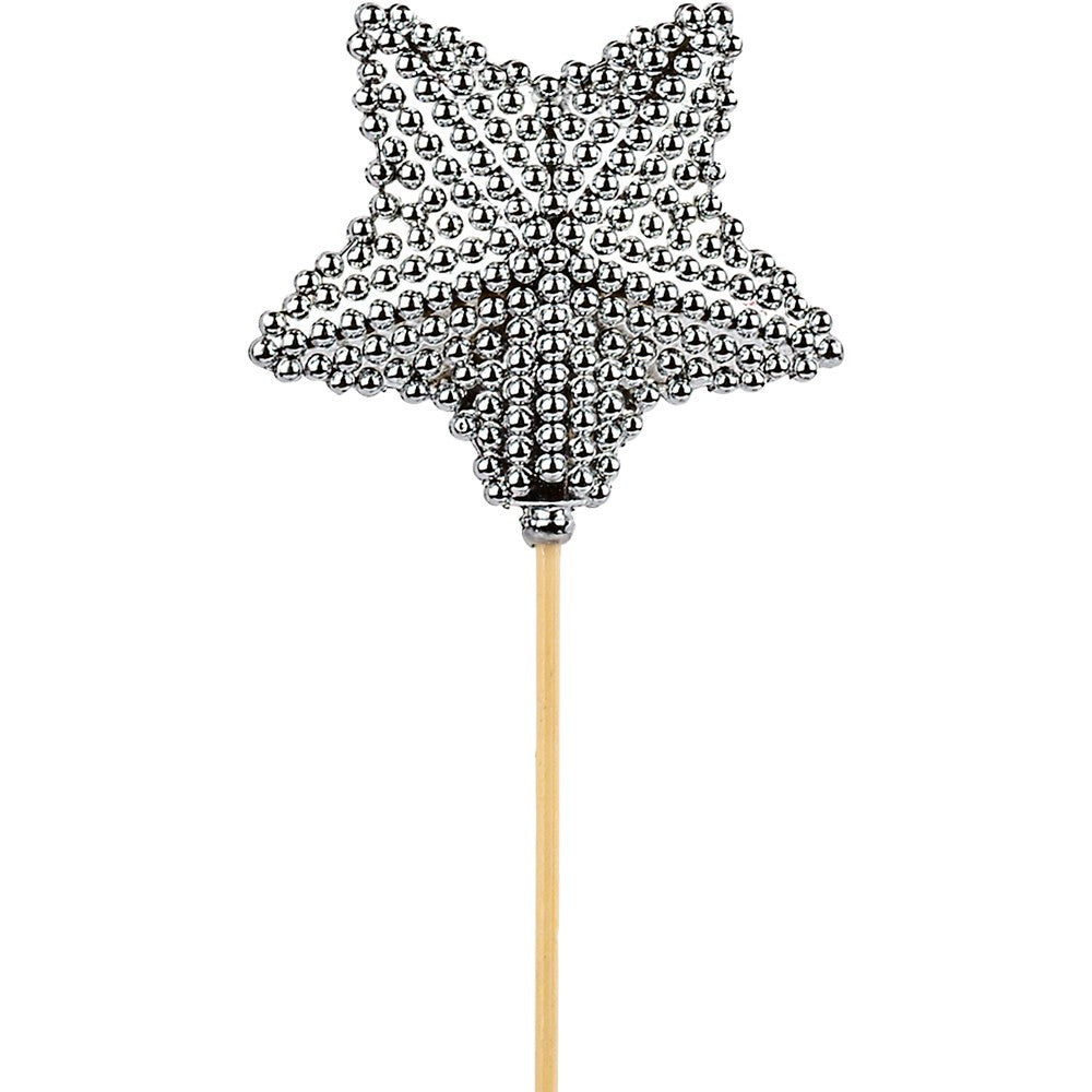 Silver Dazzle Star Pick