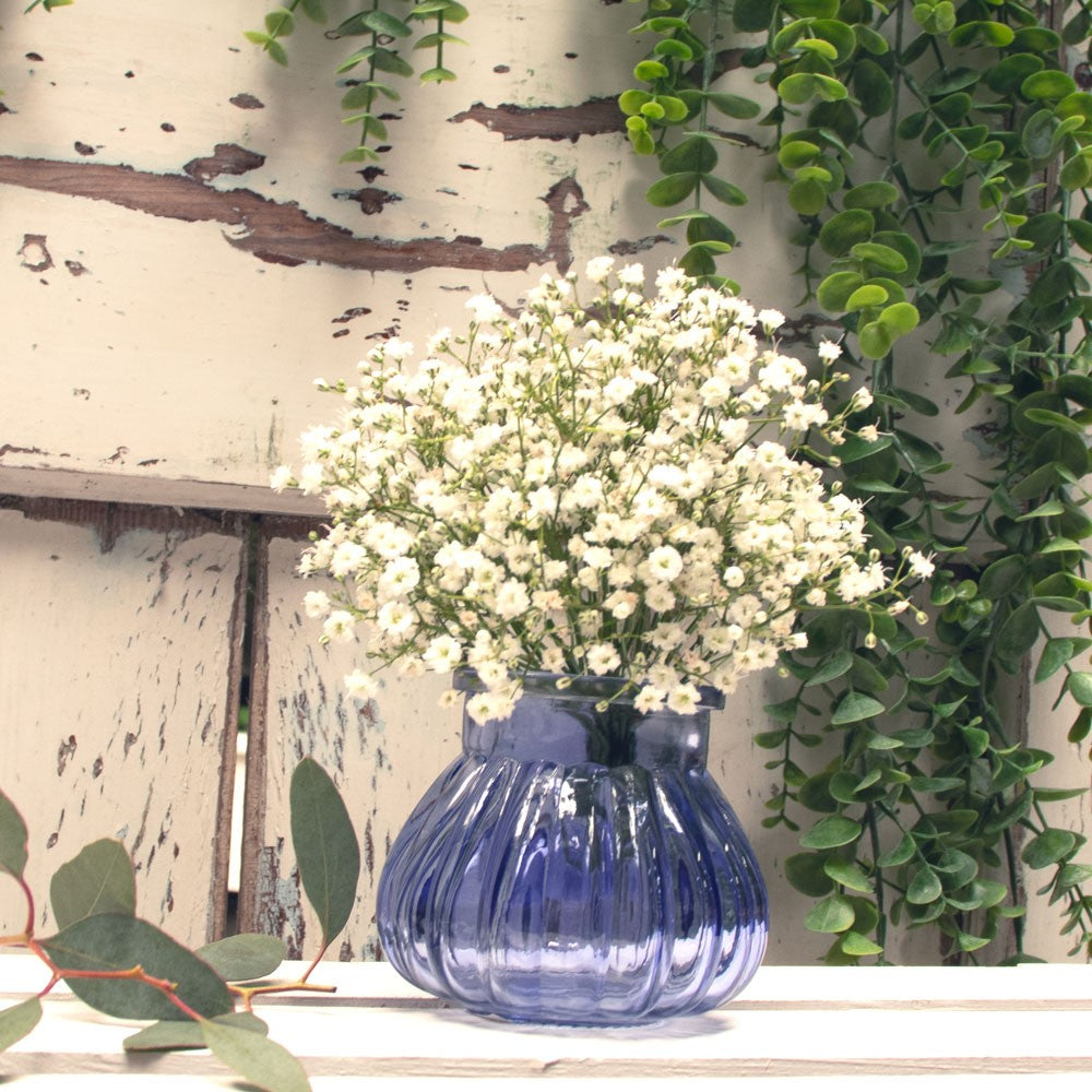 Lilac Veneto Bubble Glass Jar Vase (7.5cm)