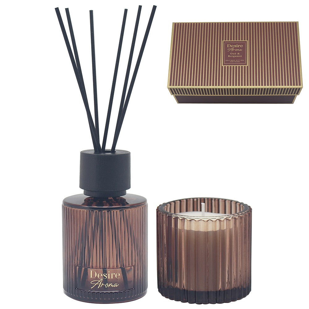 Oud & Bergamot Candle & Diffuser (150ml)