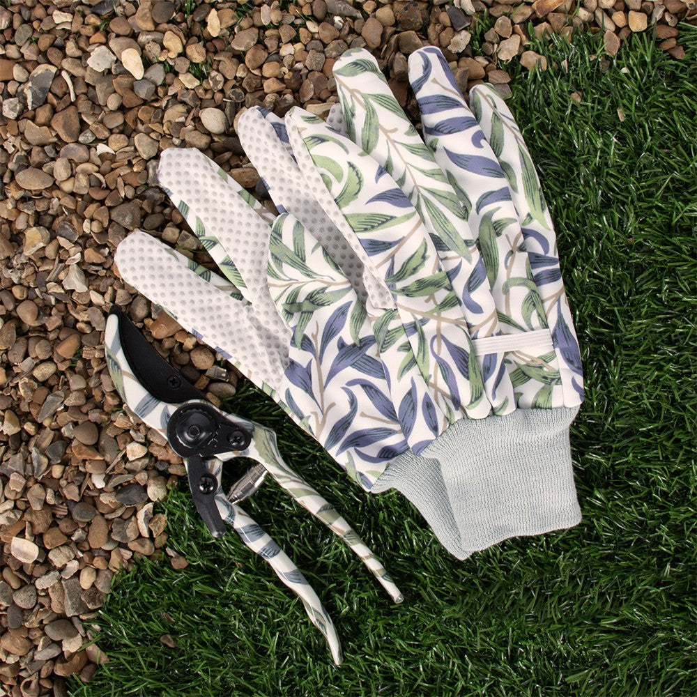Willow Bough Garden Gloves & Tool Set