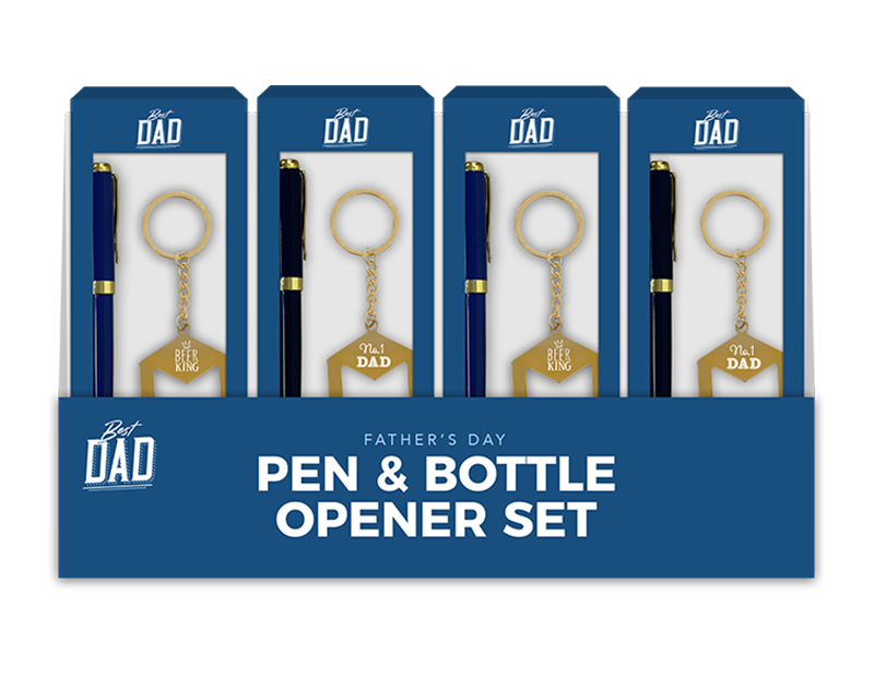 Fathers Day Pen and Bottle Opener Set