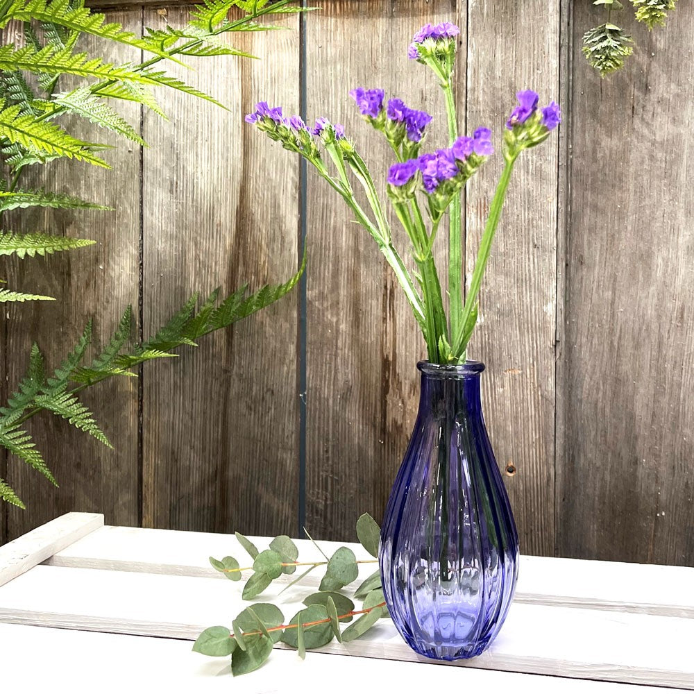 Lilac Vintage Fluted Bud Vase (14cm)
