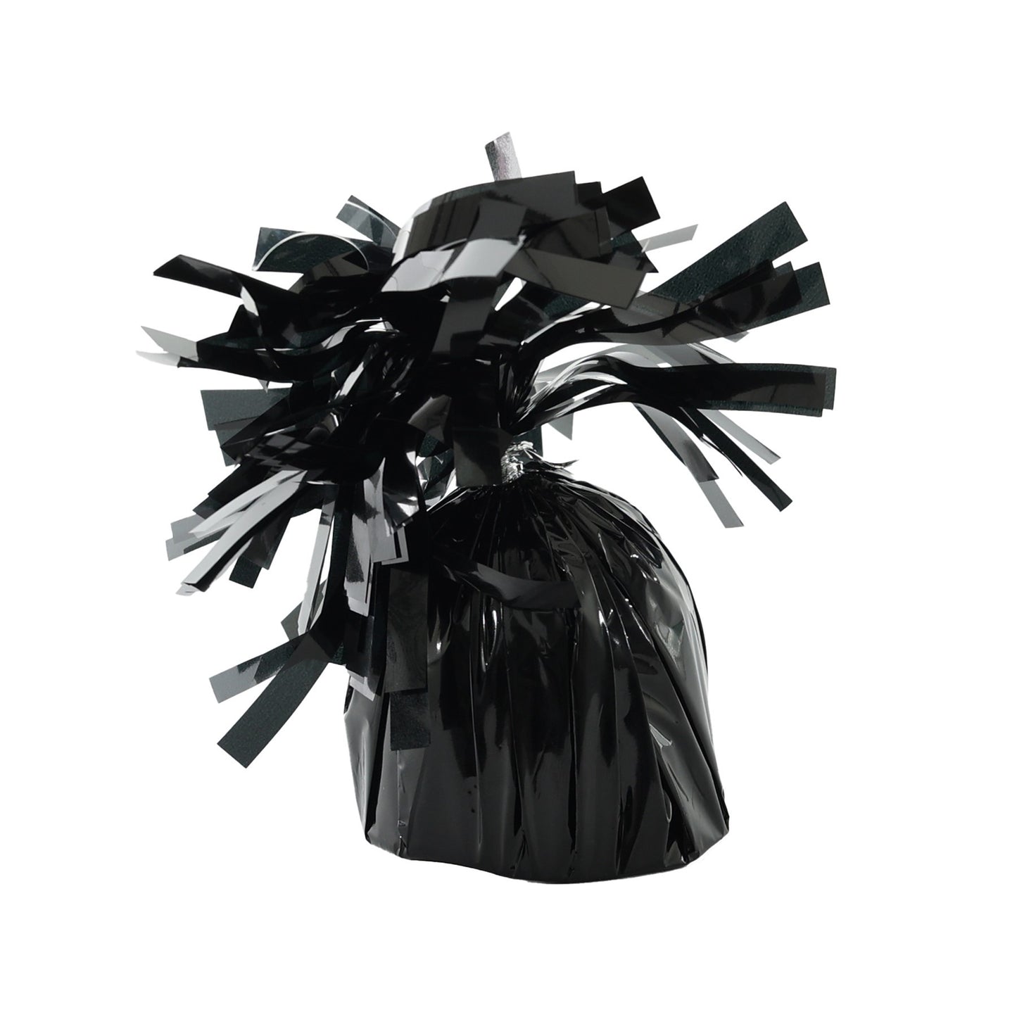 Black Foil Balloon Weight with Tag