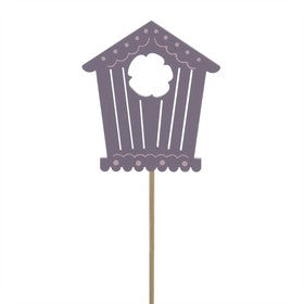 Lilac Birdhouse Bloomy (Pack of 10)