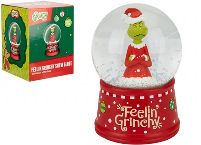 Green Grinch Snow Globe