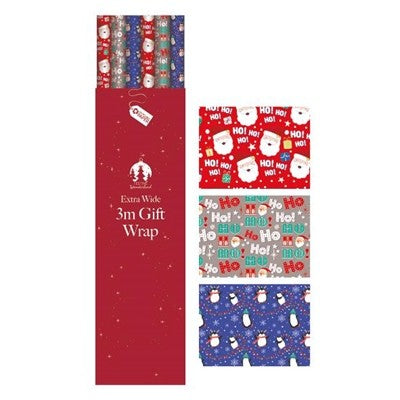Extra Wide Christmas Gift Wrap (3m)