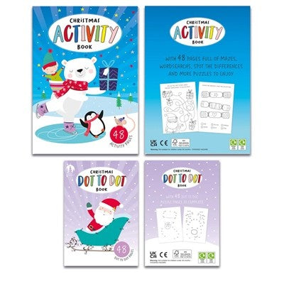 Christmas Activity Books (Pack of 3)