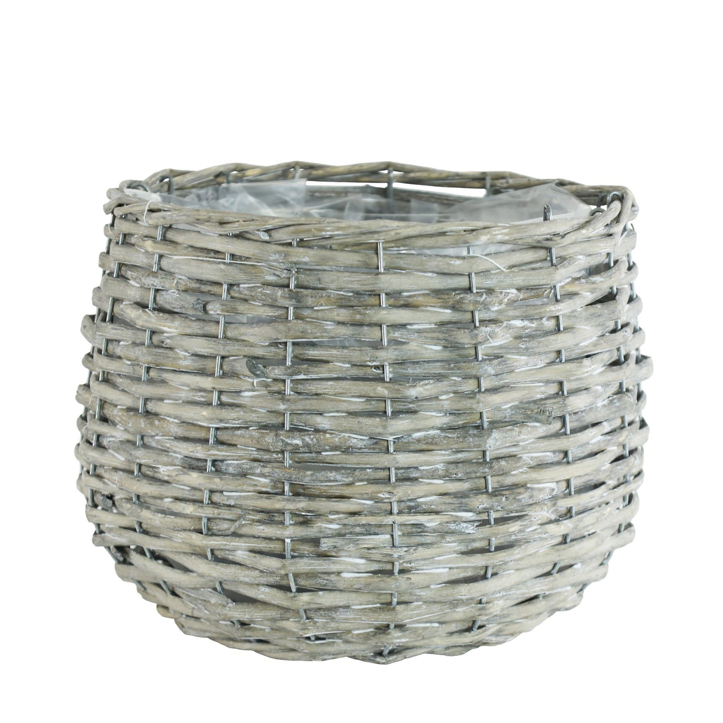 Grey Wicker Basket (18cm)