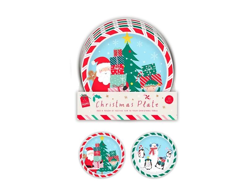 Festive Kids Christmas Plate