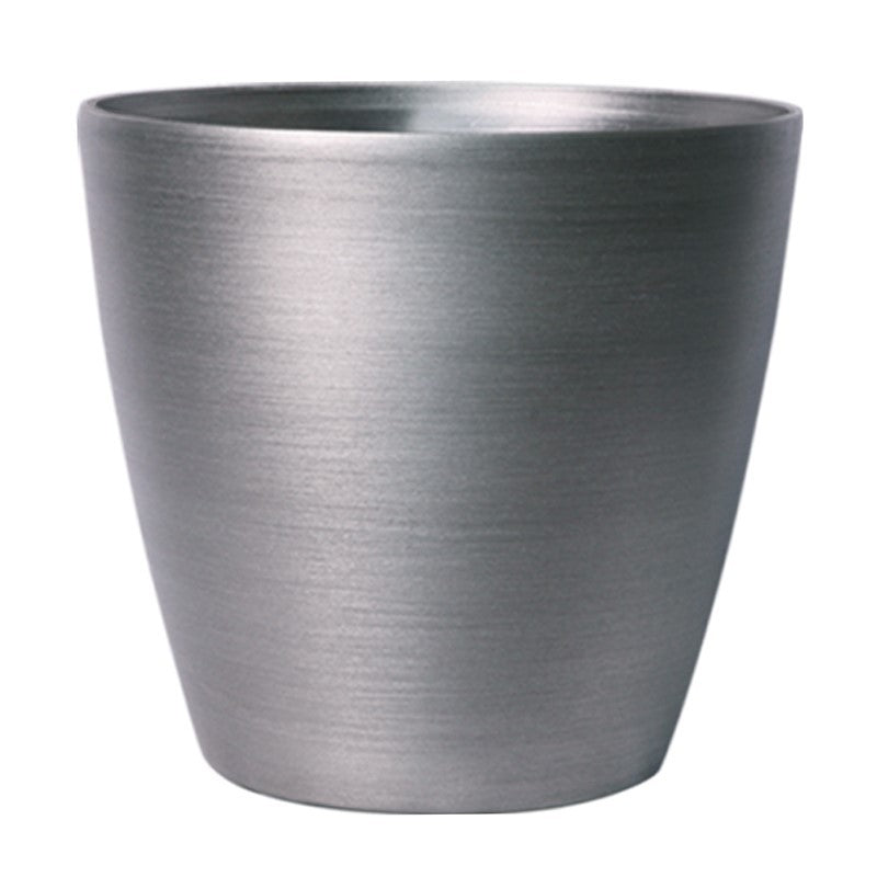 Steel Metallic Look Planter (43cm)