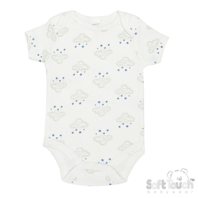 Grey Cloud Bodysuit (0-3m)