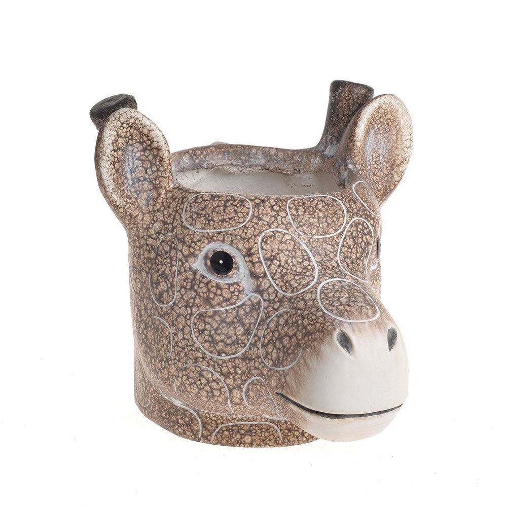 Giraffe Head Novelty Pot