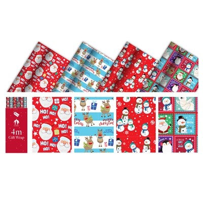 Traditional Christmas Gift Wrap (4m)
