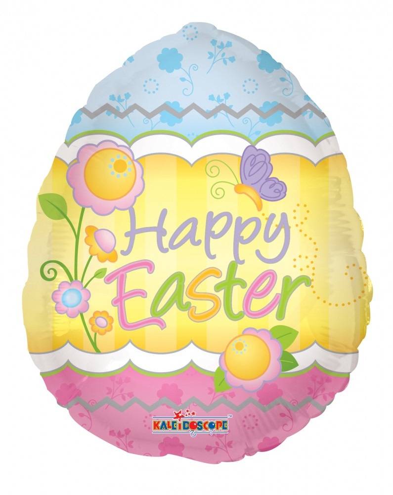 18" Easter Egg Shape Happy Easter