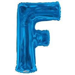 34" Letter Balloon - F - Blue