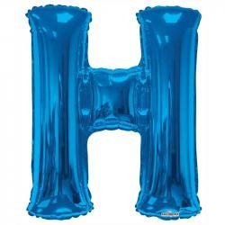 34" Letter Balloon - H - Blue