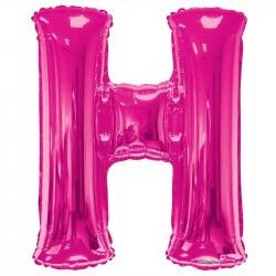 34" Letter Balloon - H - Pink