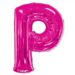 34" Letter Balloon - P - Pink