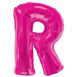 34" Letter Balloon - R - Pink