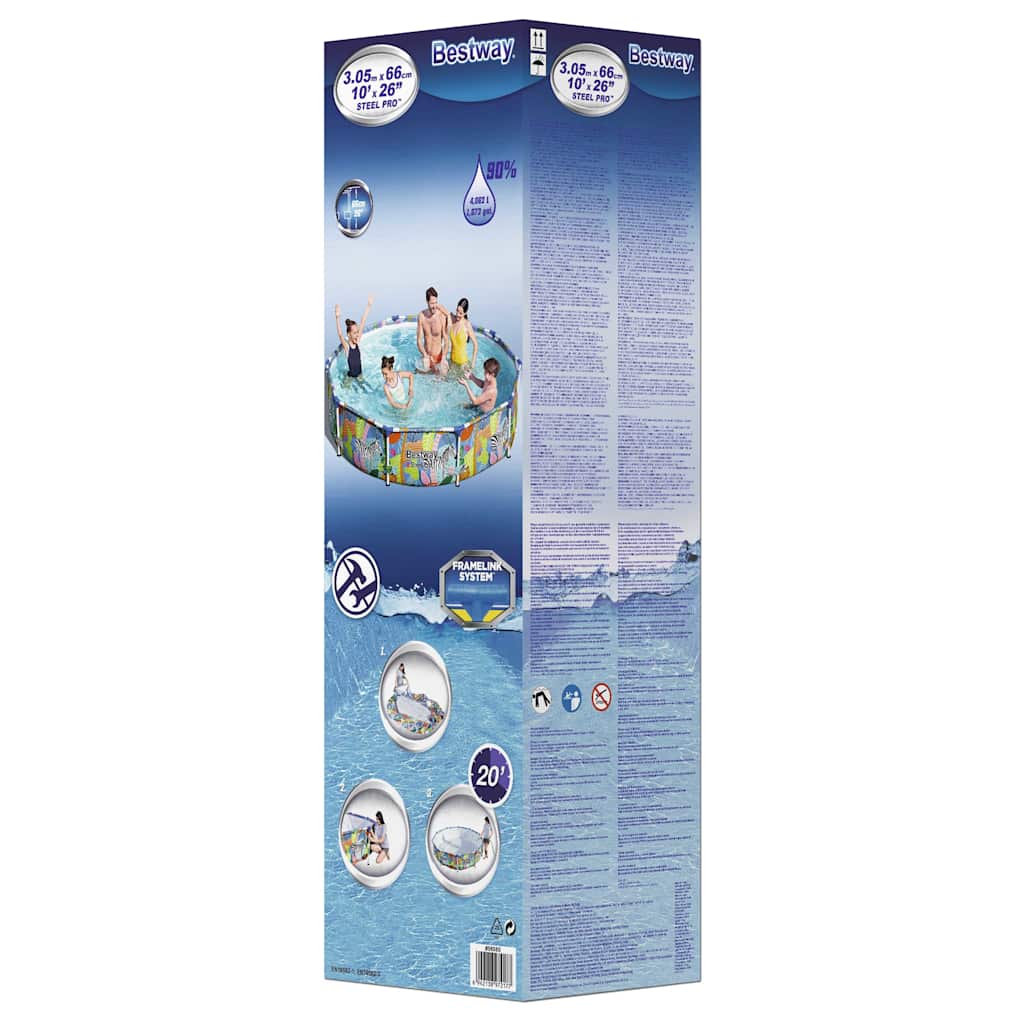 92064 Bestway Swimming Pool "Steel Pro" Frame 305x66 cm