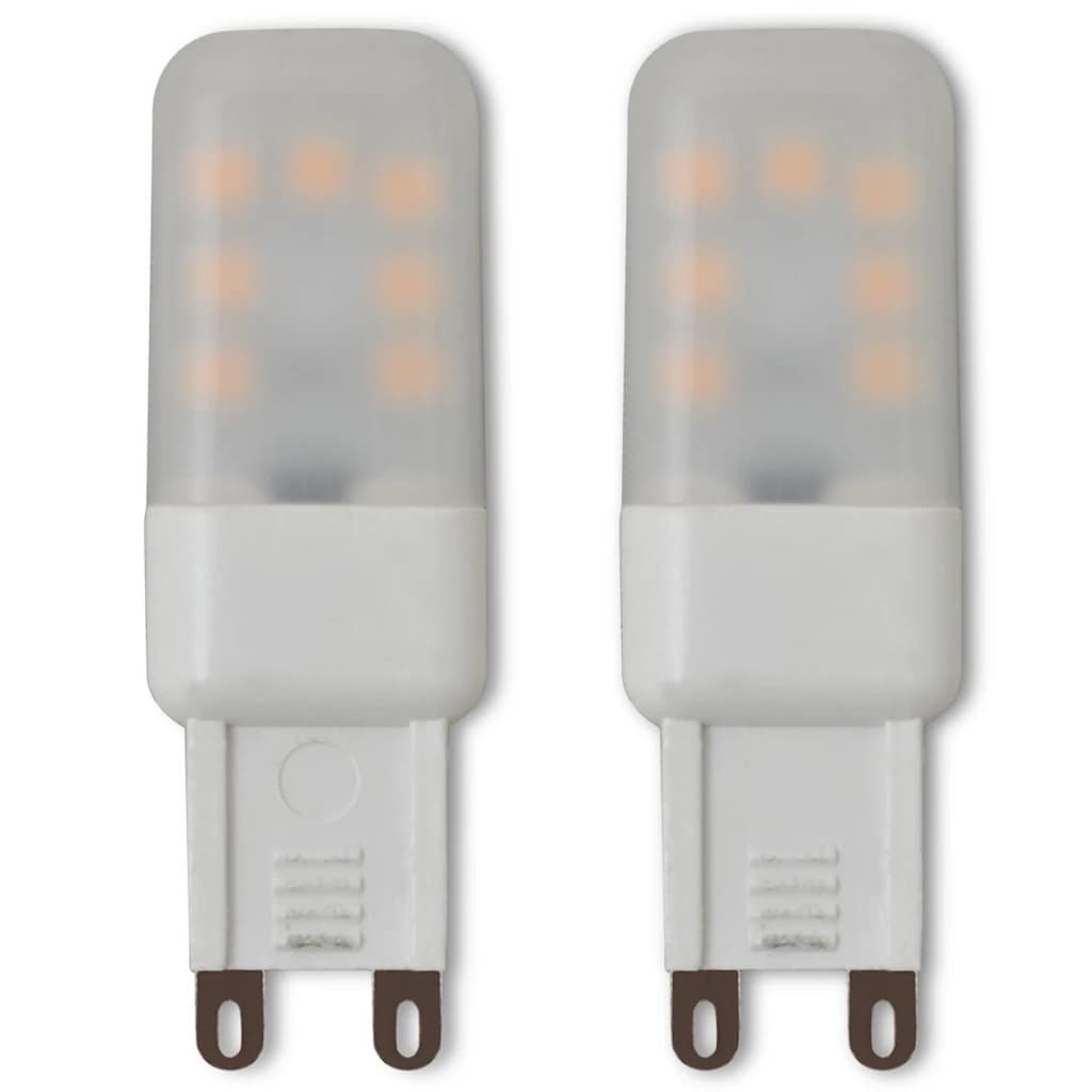 50487 vidaXL Ceiling Lamp with 3 LED Bulbs G9 120 W
