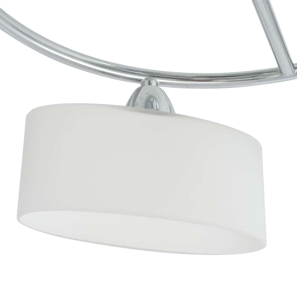 50494 vidaXL Ceiling Lamp with Ellipsoid Glass Shades for 5 E14 Bulbs 200 W